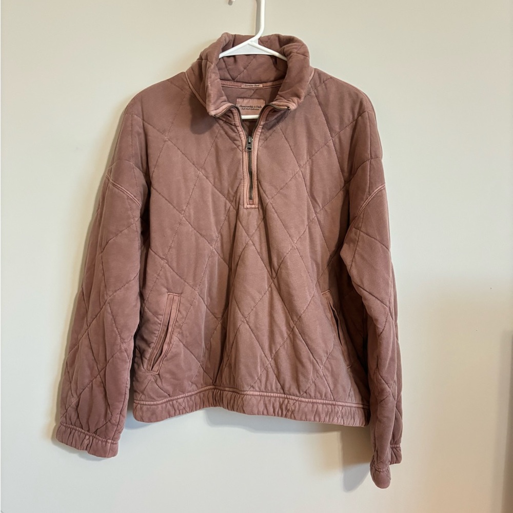 Abercrombie quarter zip pull over